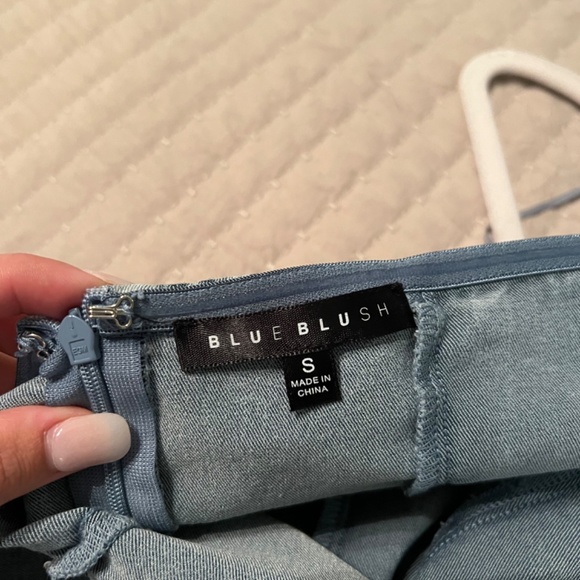 Blue Blush Jean Dress Small - Picture 3 of 4